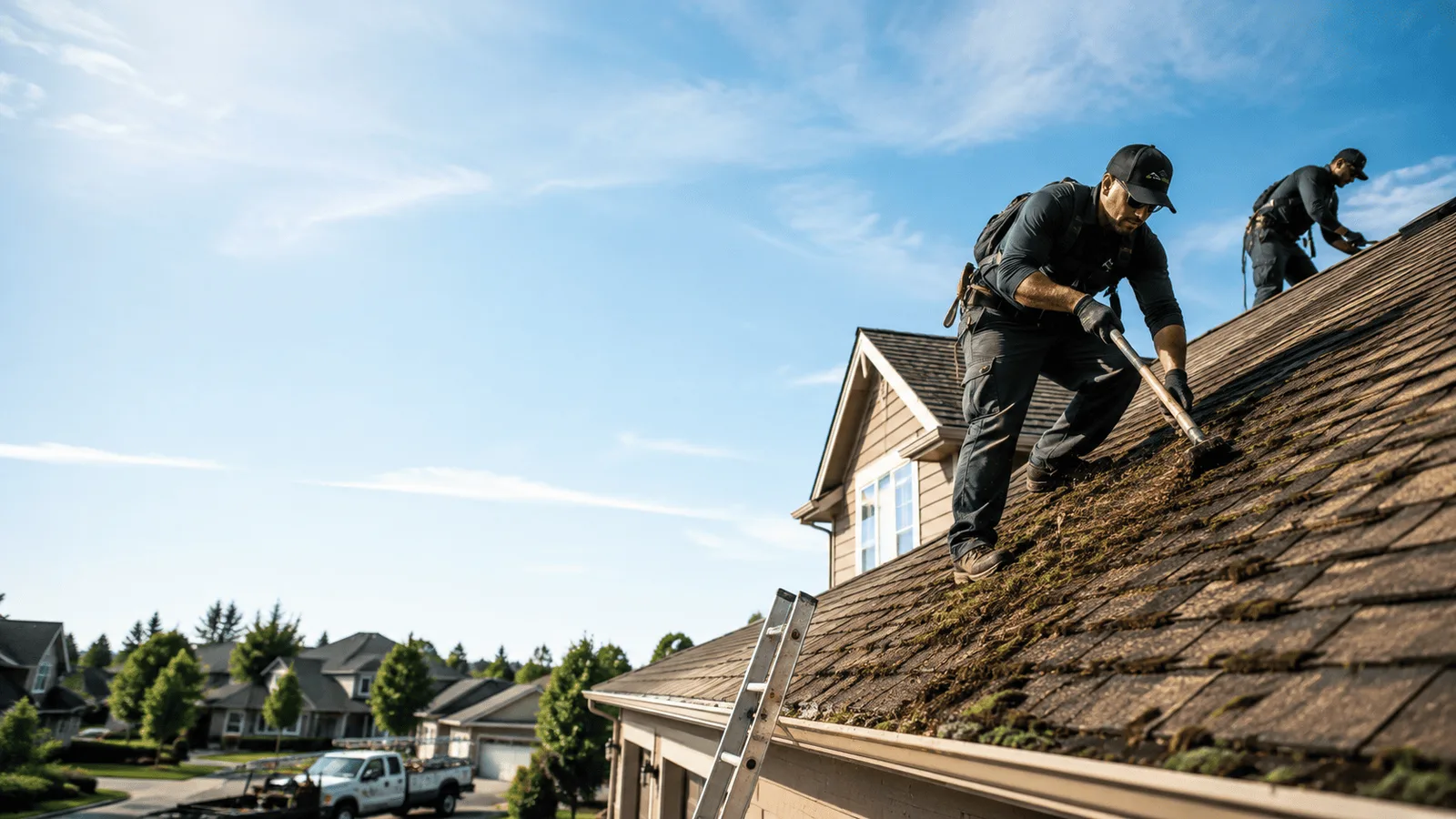 Roof Moss Removal in Bridgeport, NE near me